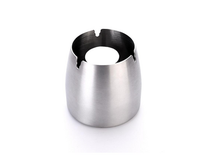 LARGE STAINLESS STEEL ASHTRAY 