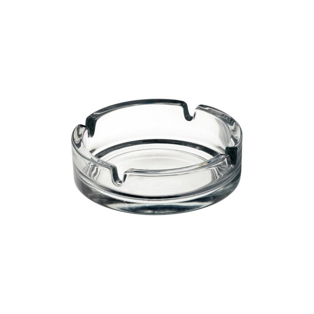 GLASS ASHTRAY 10CM