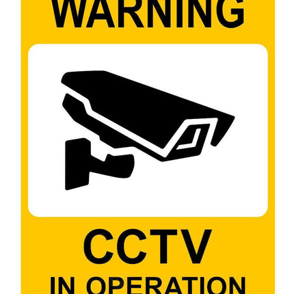 Warning CCTV in Operation