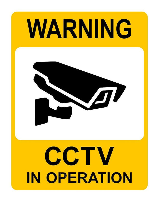 Warning CCTV in Operation