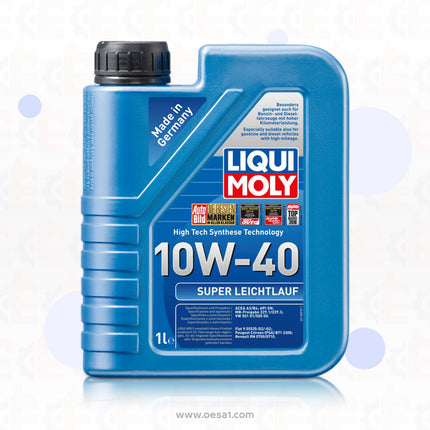 زيت محرك سوبر لايشلاوف (Super Leichtlauf) لزوجة 10W-40 من ليكوي مولي سعة 1 لتر