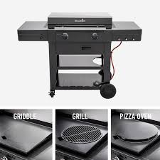 Char-Broil Gas Grill and Pizza Oven, 2-Burner (Versa-Tile) (30 mbar)