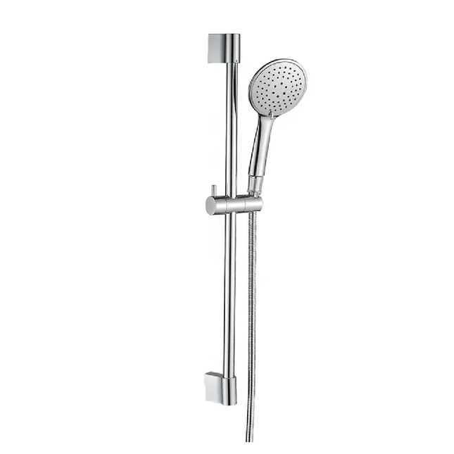 ISA CHROME HAND SHOWER 5 FUNCTIONS AND DOUBLE INTERLOCK STAINLESS STEEL SHOWER HOSE 150 CM