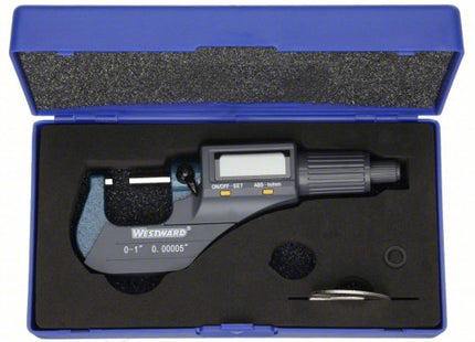 WESTWARD 4KU89 MICROMETER, ELECTRONIC