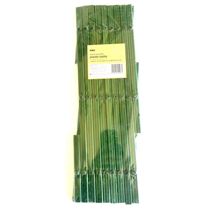 PLASTIC EXPANDING GREEN PLASTIC WALL FENCE FOLDABLE TRELLIS GARDEN TRELLIS 180 *30CM