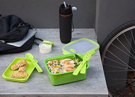 CURVER 1.1L TO GO LUNCH KIT BOX_GREEN