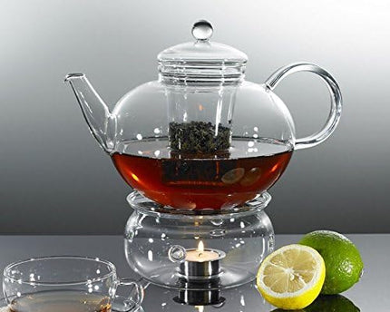 TRENDGLAS JENA MIKO TEA POT CLASSIC DESIGN WITH GLASS SIEVE, 1.2 LITRES