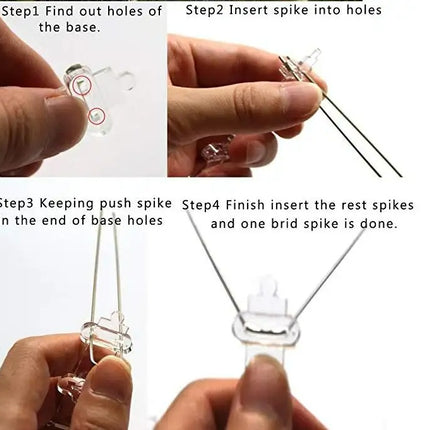 طارد طيور من ستانلس ستيل 50 سم