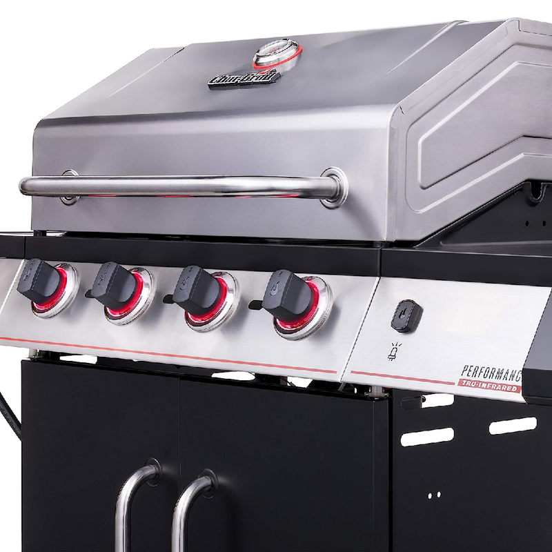 CHAR-BROIL PERFORMANCE TRU-INFRARED 4-BURNER CABINET STYLE LIQUID PROPANE GAS GRILL