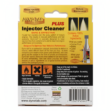 DYNO-TAB INJECTORS CLEANER