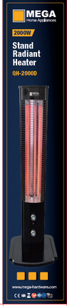 MEGA_HA_QH-2000D_2000W STAND RADIANT HEATER_صوبه عاموديه