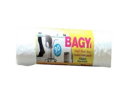 BAGY 45*45CM 5 GALLON WASTE BAGS 30PCS