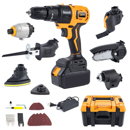 دريل شحن برشلس متعدد الرؤوس 21فولت