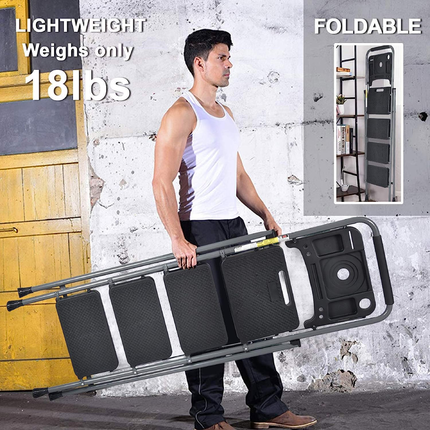 سلم 4 درجات مع مانع إنزلاق و حاملة للعدد