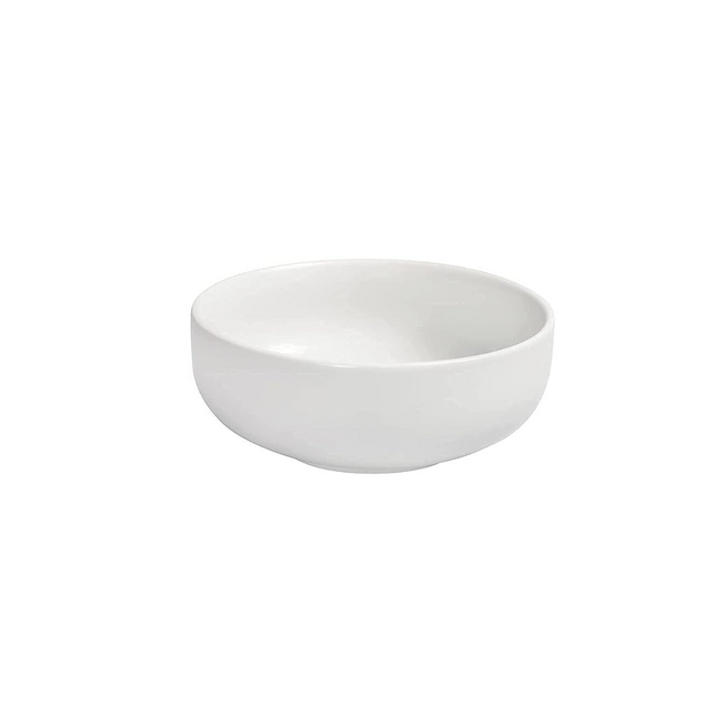 WHITE SOUP BOWL 14CM