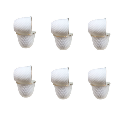 COFFEE CUP SET - 12PCS