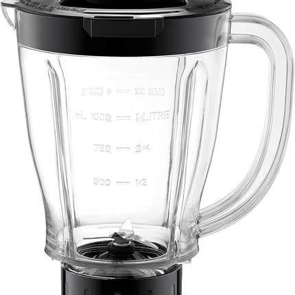 خلاط بلاك أند ديكر 400 واط 1.5 لتر مع مطحنة عدد 1 + شاف 1 لتر إضافي