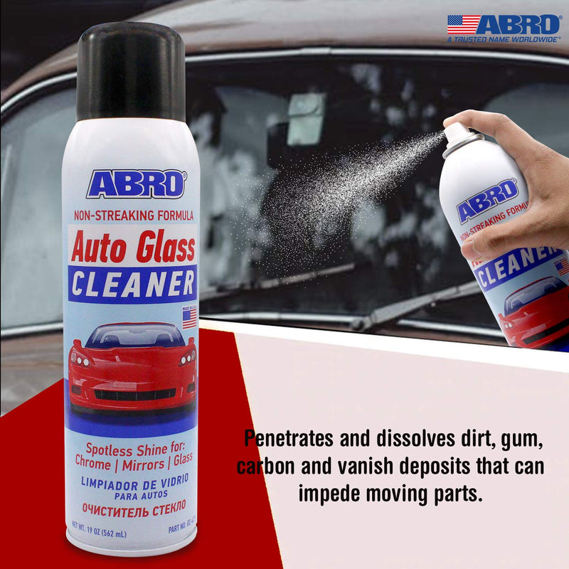 ABRO GC-475 Car Auto Glass Cleaner Spray Non