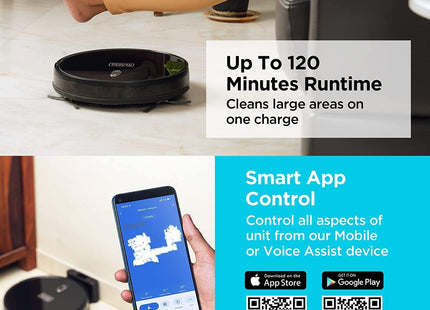 Robotic Vacuum Cleaner and Mop, Alexa Enabled, 2150 Pa Strong Suction Power