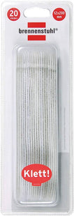 VELCRO CABLE TIES WHITE 12 MM X 200 MM / 20PCS