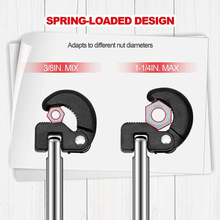 BASIN WRENCH CAPACITY OF 3/8-INCH TO 1-1/4-INCH