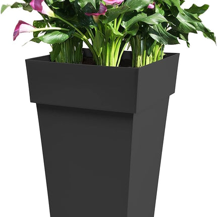 قوار نباتات إيدا - رمادي أنثراسايت إيدا 62 لتر 39*39*65 سم