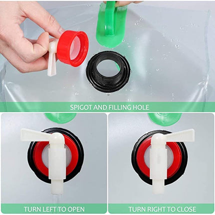 حقيبة مياه محمولة قابلة للطي سعة 14 لتر