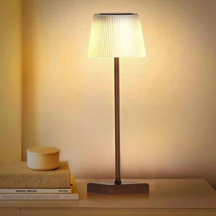 مصباح طاولة طاقة شمسية قابل للشحن 3الوان