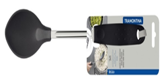 TRAMONTINA SERVING SPOON UTILITA BLACK
