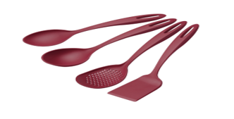 TRAMONTINA 4 PCS UTENSILS SET ABILITY Red (PR)