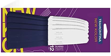 TRAMONTINA 12PCS TABLE KNIVES SET NEW KOLOR DARK BLUE