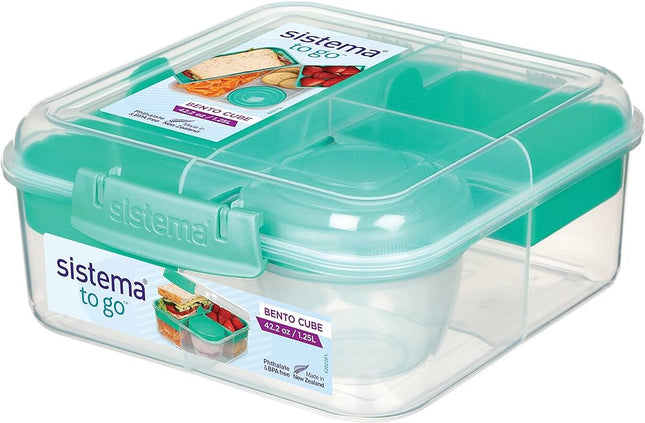 Sistema Go Collection Bento Box Clear 42 oz./1.25L