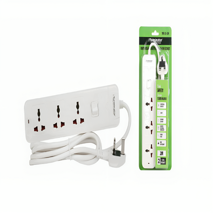 TERMINATOR 3 WAY 5M UNIVERSAL POWER EXTENSION SOCKET TPB 33-5M