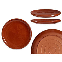 Arte Regal Brown Clay Steak Thick Plate 30 cm / 12" / 39348