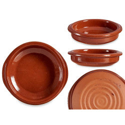 Arte Regal Brown Clay Round Deep Plate with Handle 10 cm / 99511