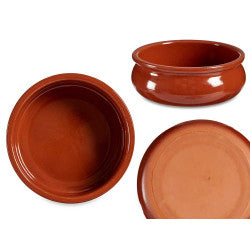 Arte Regal Brown Clay Belly Cooking Bowl 18 cm / 99514