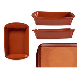 Arte Regal Brown Clay Deep Rectangular Plate 26 cm / 99522 Arte Regal Brown Clay Deep Rectangular Plate 26 cm / 99522