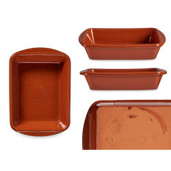Arte Regal Brown Clay Deep Rectangular Plate 18 cm / 99523