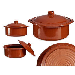 Arte Regal Brown Clay Cooking Pot 4.5 Liter / 99532