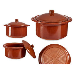 Arte Regal Brown Clay Cooking Pot 1.5 Liter / 99535