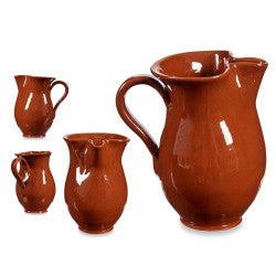 Arte Regal Brown Clay Jug Jarra 0.5 Liter / 99546
