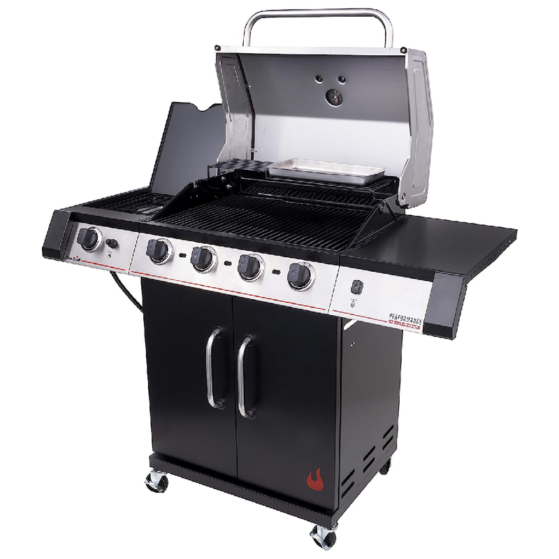 CHAR-BROIL PERFORMANCE TRU-INFRARED 4-BURNER CABINET STYLE LIQUID PROPANE GAS GRILL