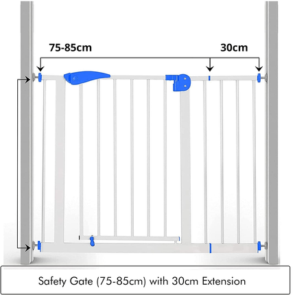 باب أمان حاجز للأطفال 73 * 80 سم