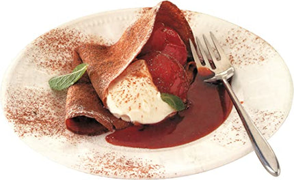 مقلاة كريب مع عصا مفرشة 25 سم