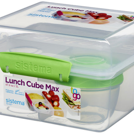 SISTEMA 2L LUNCH CUBE MAX TO GO