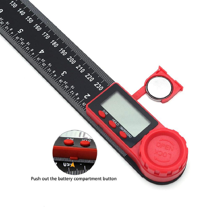 DIGITAL ANGLE RULER 2IN1 20CM