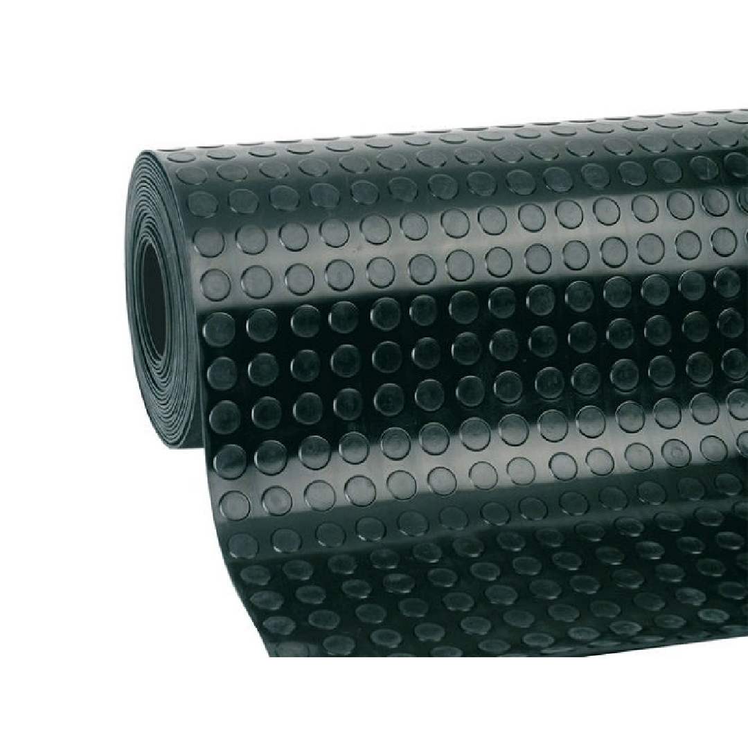 Rubber Mat With Rim CIRCULAR STUDDED RUBBER MAT 100* 90 CM – Mega Hardware