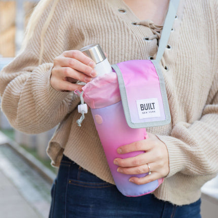 BUILT Insulated Bottle Bag with Strap - Internal Pocket