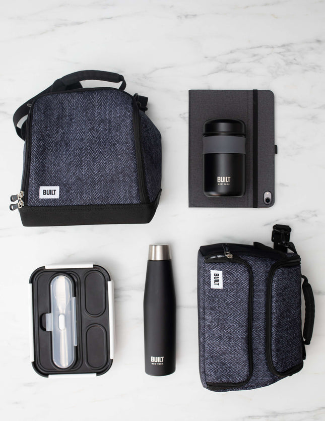 BUILT Classic 1-Litre Lunch Box with Cutlery