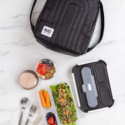 BUILT Puffer Rucksack Cool Bag - Black